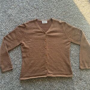 Pendleton Button Up Cardigan Brown Women's Small